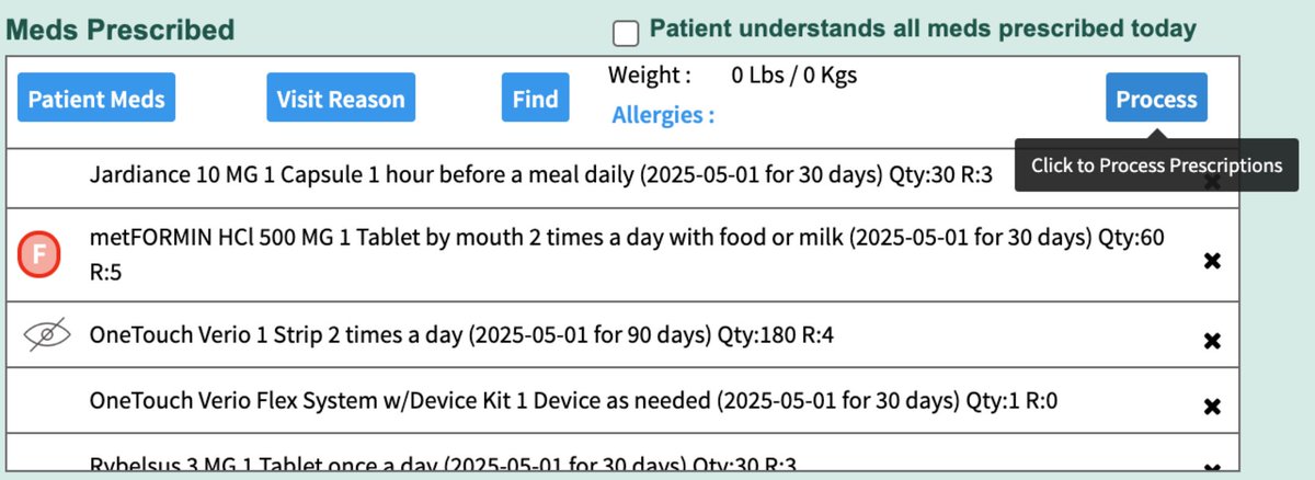 TriMed EHR tweet media