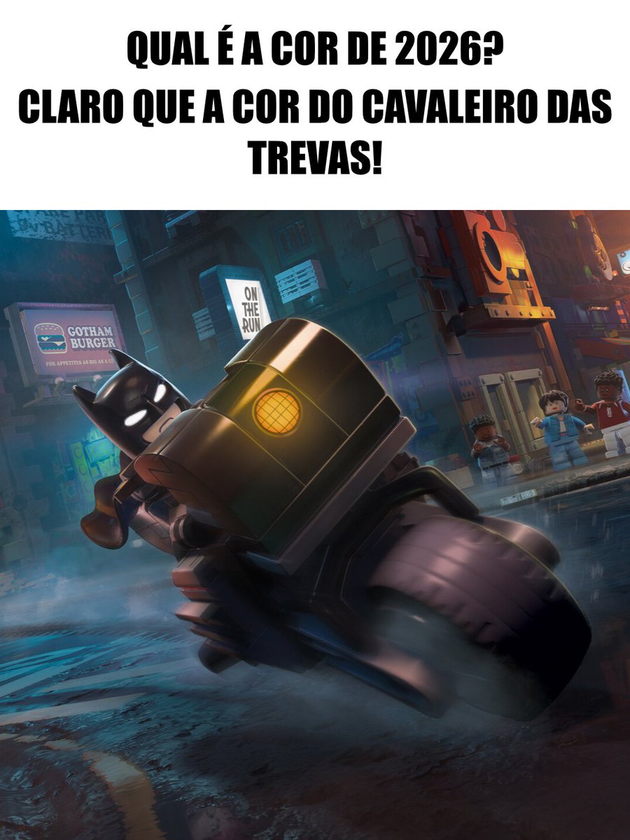 WarnerPlayBR's tweet image. Não existe outra cor possível para 2026! É ano de LEGO Batman: O Legado do Cavaleiro das Trevas! #LegoBatmanGame #CorDoAno #ColorOfTheYear
