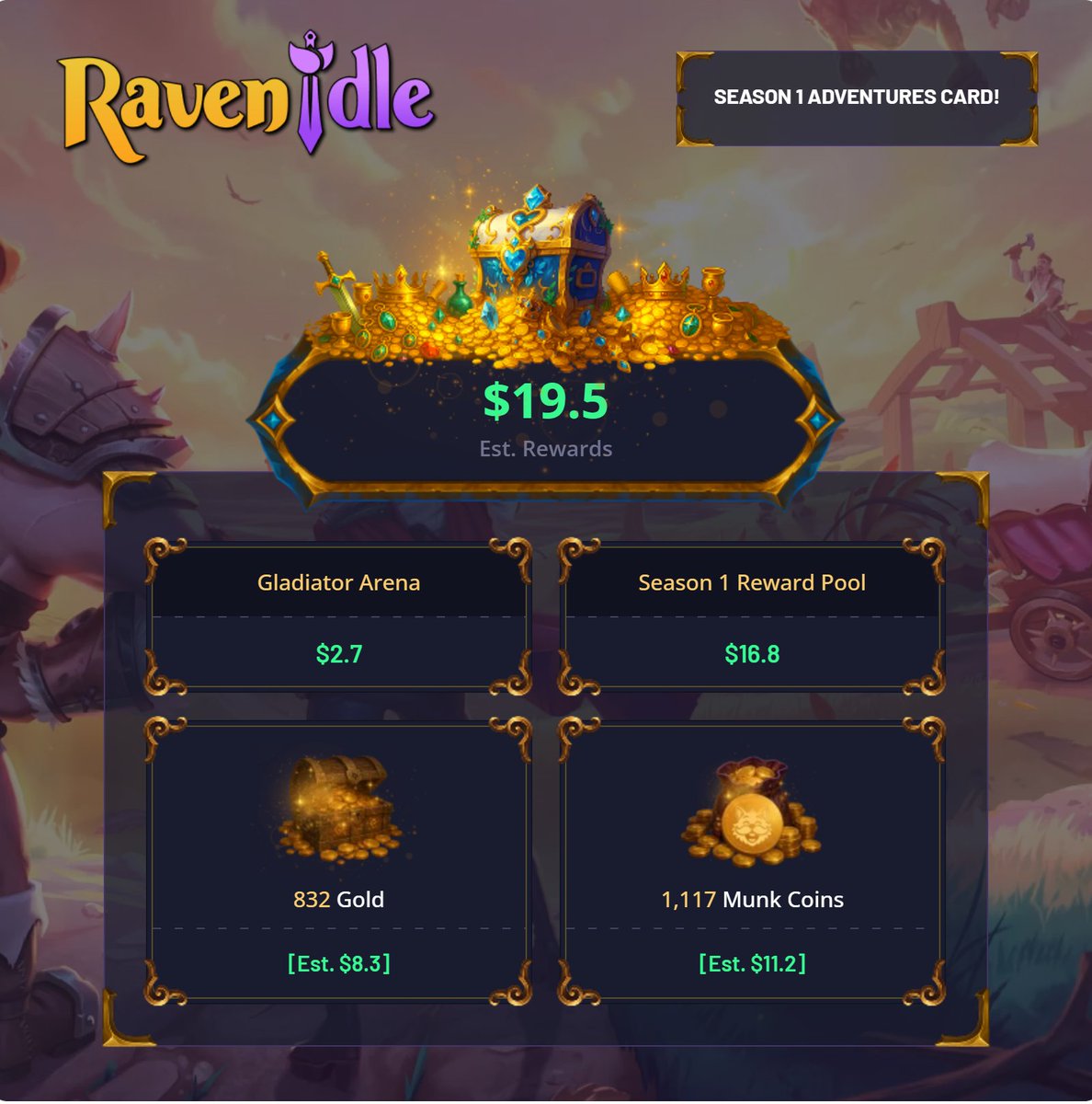 x3mator's tweet photo. Season 1 Winnings  @RavenIdle https://t.co/vt4TEmIZzr