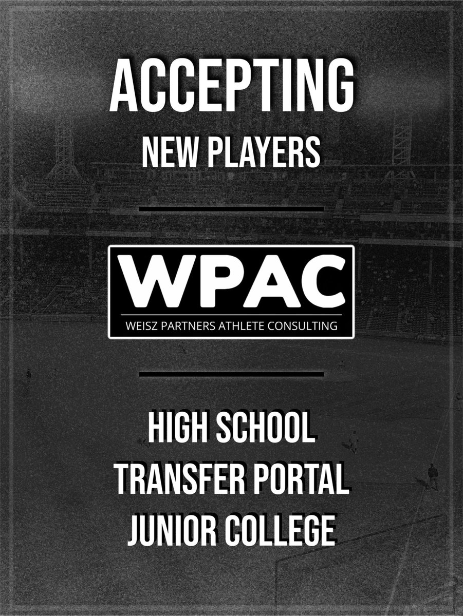 weiszpac's tweet photo. We’re now accepting new players into the WPAC family. If you’re looking for guidance, exposure, and a strategic plan to find the right college fit, we’re here to help.

DM, email, or text - contact info is in our banner.

#WPAC 🤝 https://t.co/Aj2sqc5Ygy