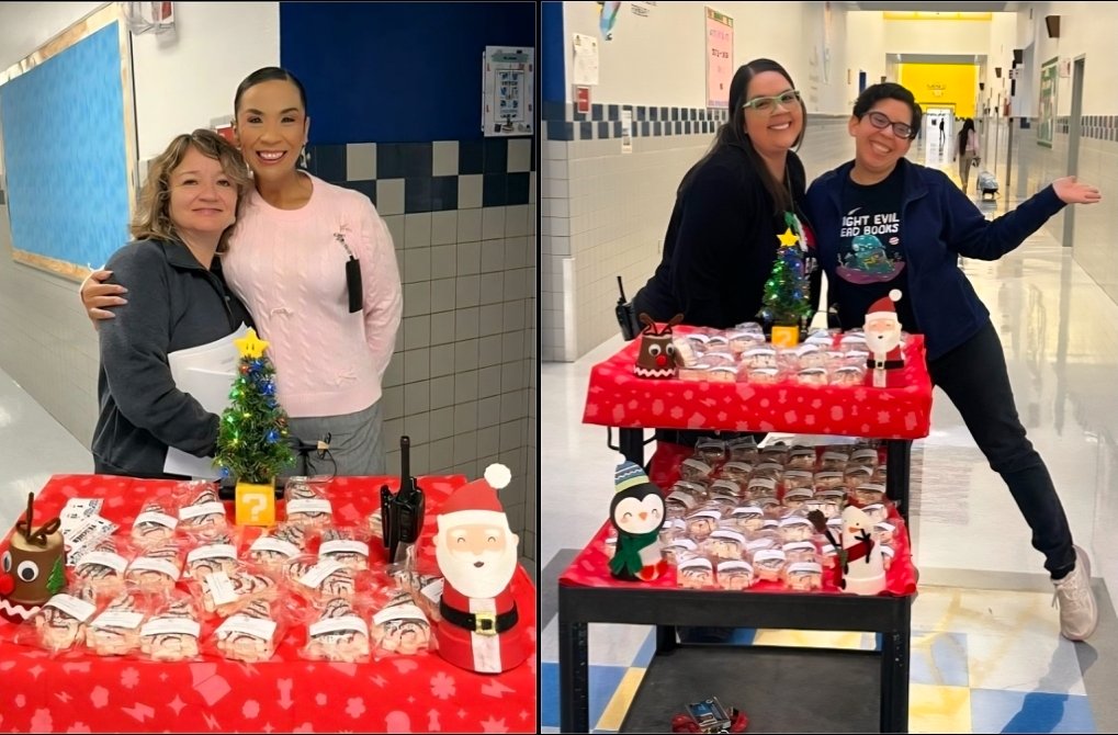 HValverde_DWS's tweet photo. Shout out to our counselor Mrs. Schwarz, our CIS Coordinator Mrs. De La O, and our Colt Ambassadors for pampering our faculty and staff during the 2nd Day of Christmas at Desert Wind School. 
#LoveDesertWind #ItsTheColtWay
@DWS_PK8 https://t.co/Yk9wUwdqaG