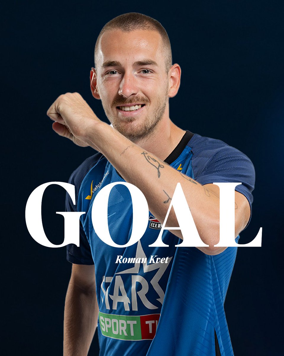 fcdender's tweet photo. 1-2! Roman Kvet trapt ons opnieuw op voorsprong! 😎💪

#FCDENDER #RAALDEN https://t.co/oxiH6aKIok