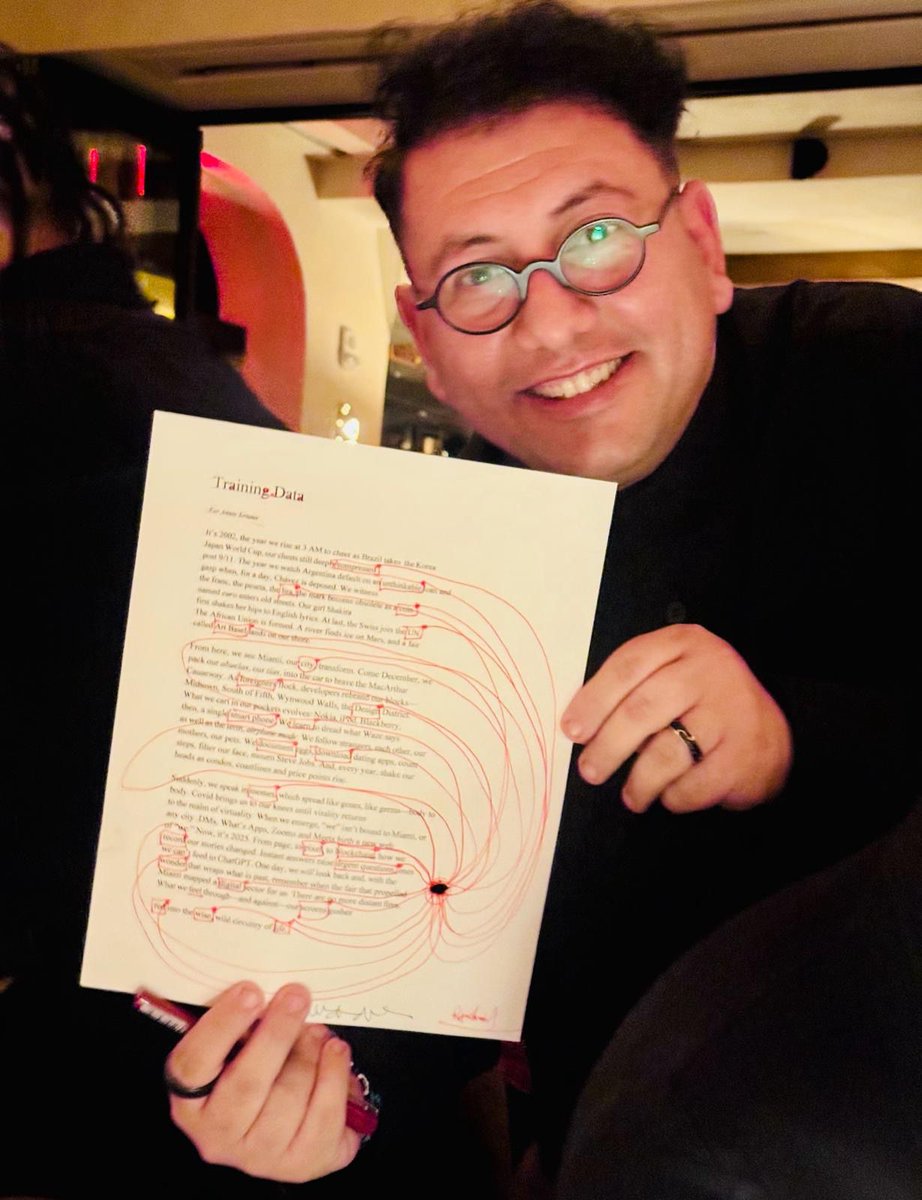 During Zero 10 at Art Basel Miami Beach, <a href="/CaballeroAnaMa/">Ana María Caballero</a> presents a new, collaborative artwork.

Editions of each hand-annotated poem are collectible for free for attendees at Art Basel Miami Beach as part of an onsite collaboration presented by @OpenSea or online for allowlisted