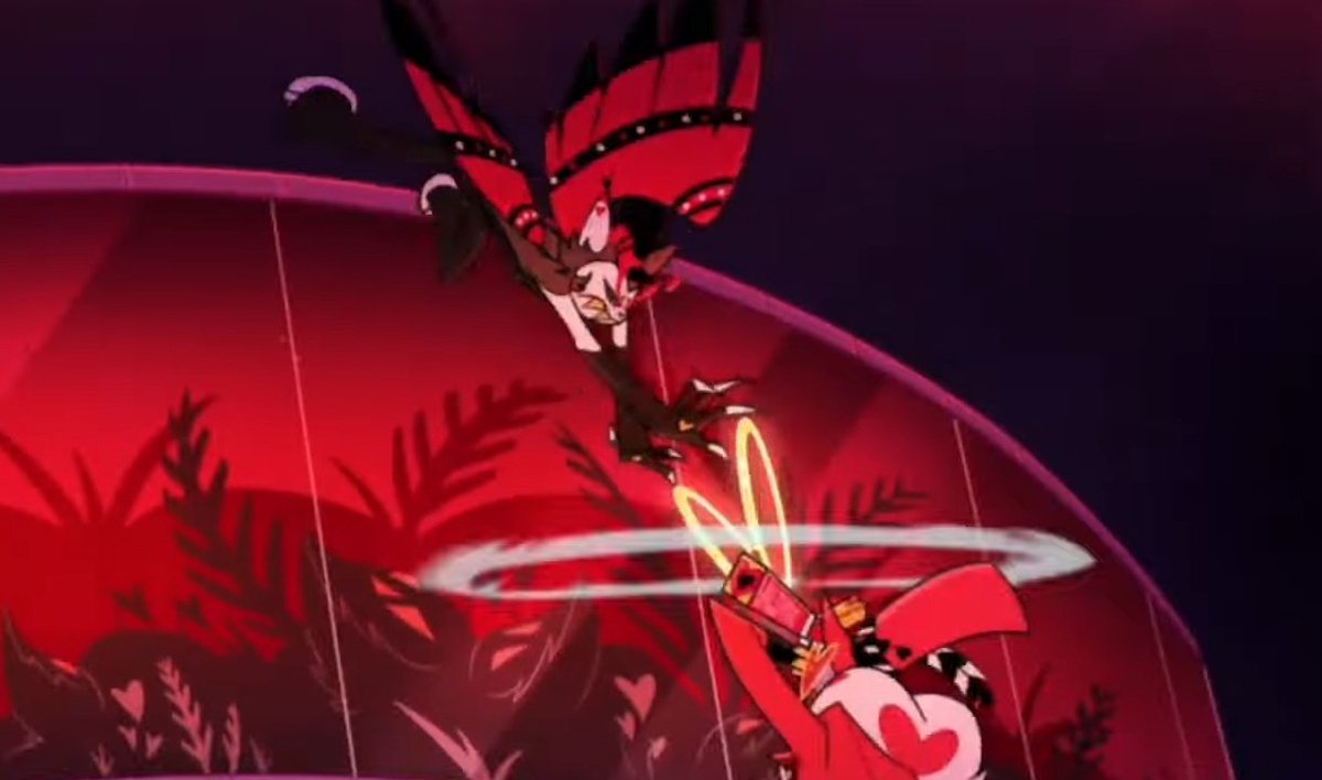 Demonalchemist7's tweet image. I love when Angel &amp;amp; Husk rescue each other