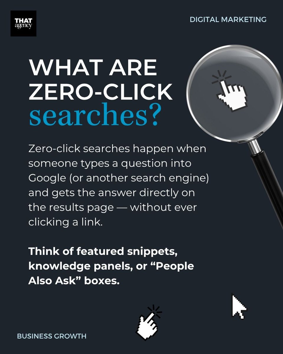 Over half of Google searches end without a click, which means ranking alone won’t drive results. Real SEO performance comes from owning the space inside the search results, capturing attention before a user ever leaves the page.

Read more:
bit.ly/4poX6Ut
