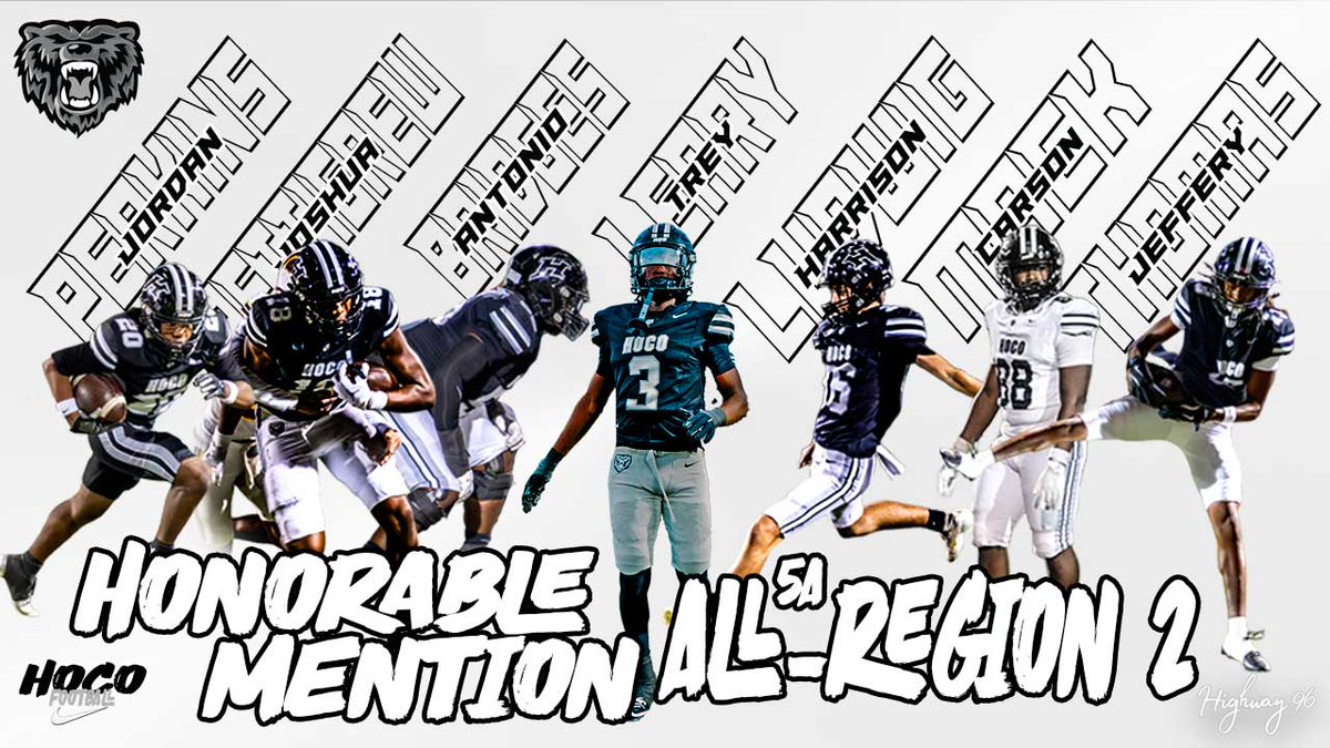BearDownHOCO's tweet image. Congratulations to our Honorable Mention All Region Selections! #A2B