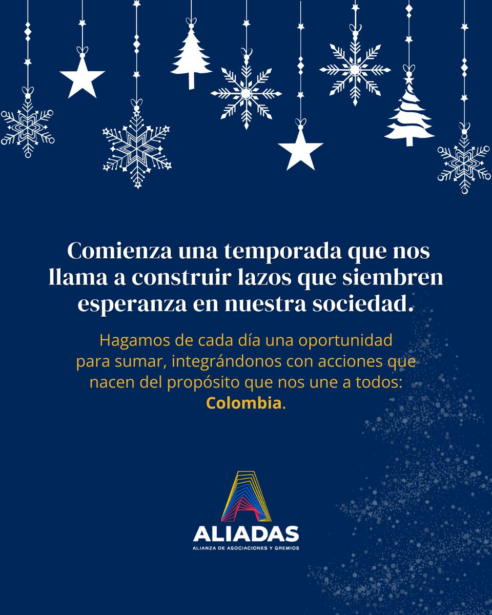 En esta época, los pequeños detalles tienen una fuerza especial: acercan, unen y nos recuerdan lo valioso de estar para los otros.  🫱🏼‍🫲🏽

Desde Aliadas queremos que estos días se vivan con generosidad, apertura y la voluntad de sumar, incluso en lo cotidiano. 

Porque el verdadero