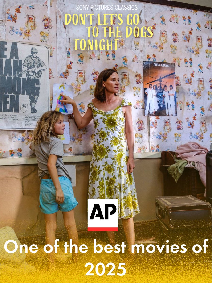 sonyclassics's tweet photo. #DontLetsGoToTheDogsTonight has made AP’s Best Movies of 2025 rank by AP film writers.

Now available in the Academy Screening Room. https://t.co/Qp3XRmlZZN