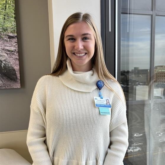 Pharmacy resident Caitlin Ahearn says the investment – both personal and professional – of her CoxHealth teams have helped her thrive in a stressful residency.

“Surrounding yourself with individuals, preceptors, pharmacists and program directors who care about you as a person is