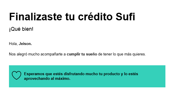 Gente, hoy estoy muy feliz. 
Detrás de esto, hay demasiado sacrificio, pero sobre todo la mano de Dios que nunca me soltó y que me sorprendió en muchas ocasiones, a él toda la honra.