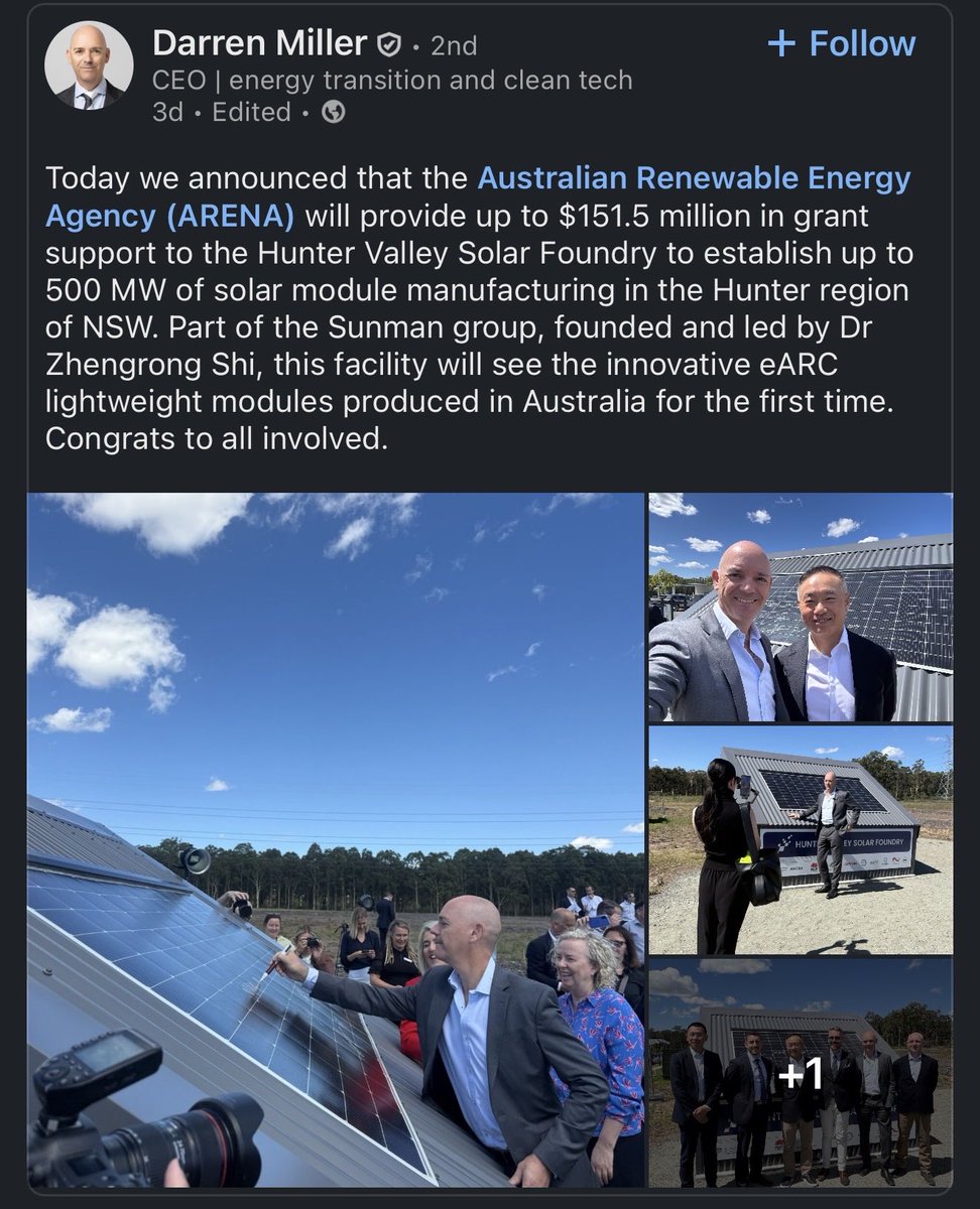 We subsidise ‘cheap energy’ with $150M of taxpayer cash… to a foreign-owned company from a country with power 3× cheaper than ours — and which builds an Australia-sized coal fleet every single year.
Some conundrum.