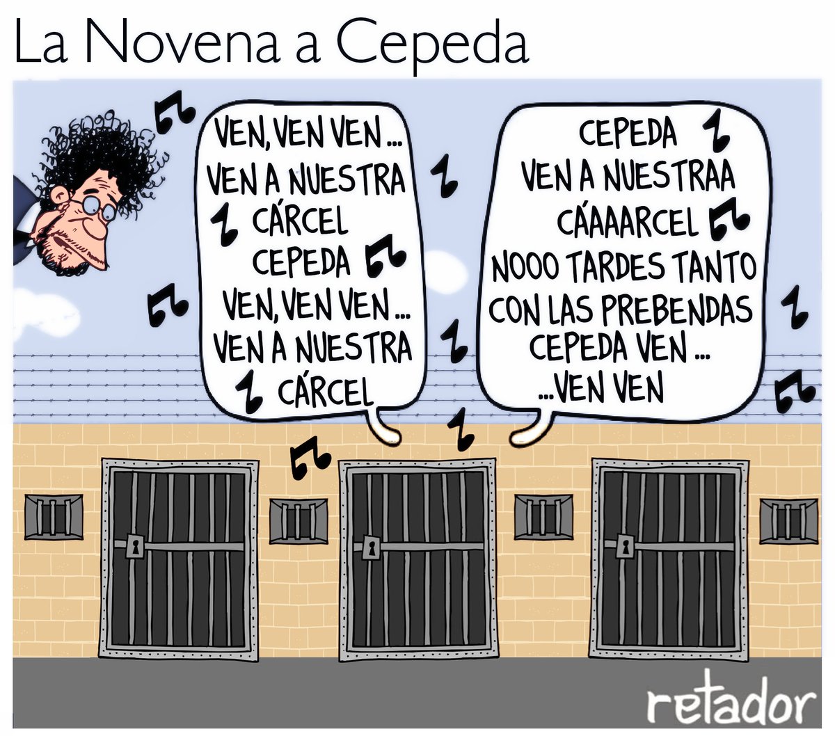 La "Novena" de la población carcelaria... al "Apóstol de las cárceles". 

Sólo es un meme Senador Cepeda... por favor, ¡no me vaya a mandar a matar!

Música de Fray Fernando de Jesús Larrea
Letra de Julio Nava <a href="/JulioNavaOfici1/">Julio Nava Oficial</a>