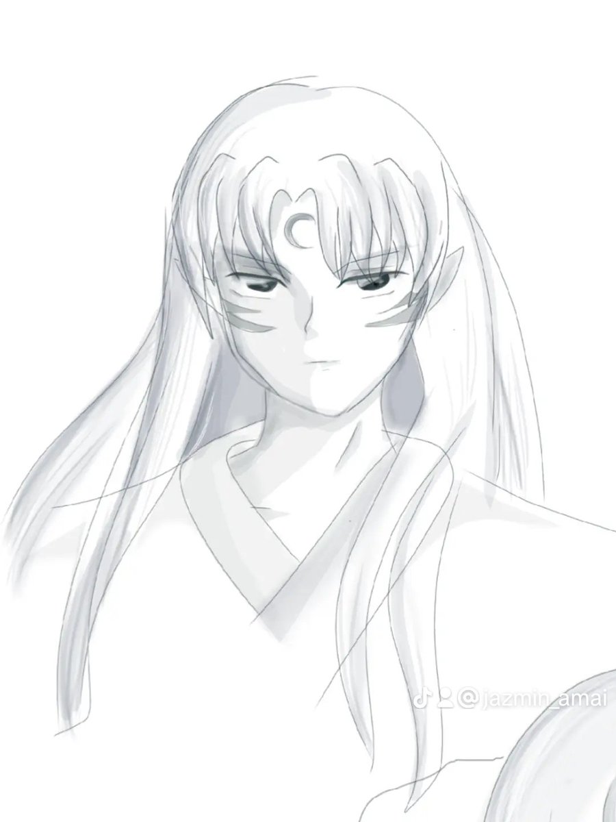 (⁠´⁠∩⁠｡⁠•⁠ ⁠ᵕ⁠ ⁠•⁠｡⁠∩⁠`⁠)🖋️🌷🍀
#sesshomaru
#drawingart 
#anime #fy 
#Inuyasha 
#yashahime