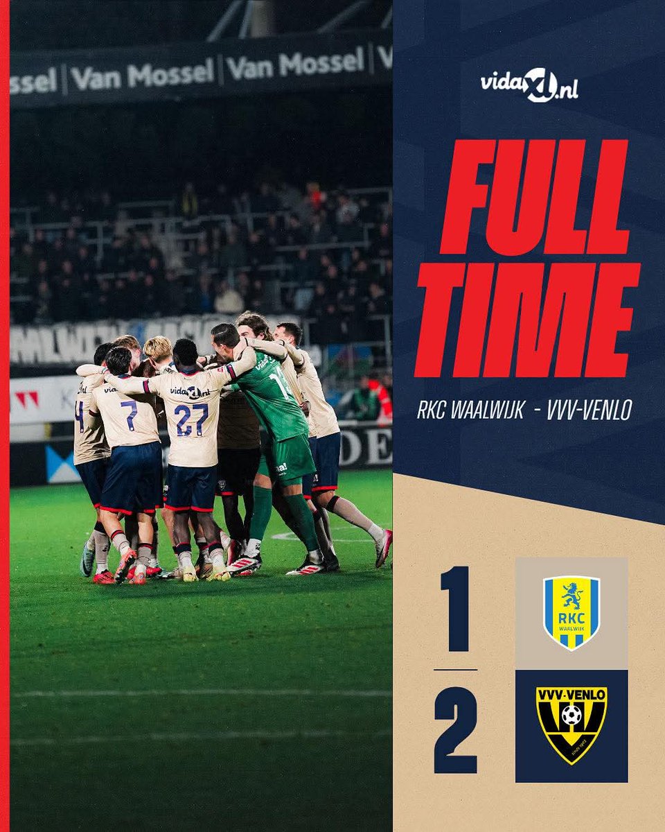 Vraog neet wie. Vraog neet waorum. Vraog neet.... Op miene letste aanwezigheid beej #VVV in 2025 efkes die 3 punte mei naor hoes!! 
#RKCVVV
#ForzaVVV