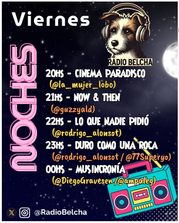 🈺🍻 La noche es con <a href="/la_mujer_lobo/">La mujer Lobo🐺♀️</a>, <a href="/guzzyald/">Guzzy</a>, <a href="/77Superyo/">Súper yo!</a>, <a href="/rodrigo_alonsot/">Rodrigo Alonso</a>, <a href="/ampaleg/">Amparo Legorburo</a> y <a href="/DiegoGravesen/">Diego Gravesen</a>