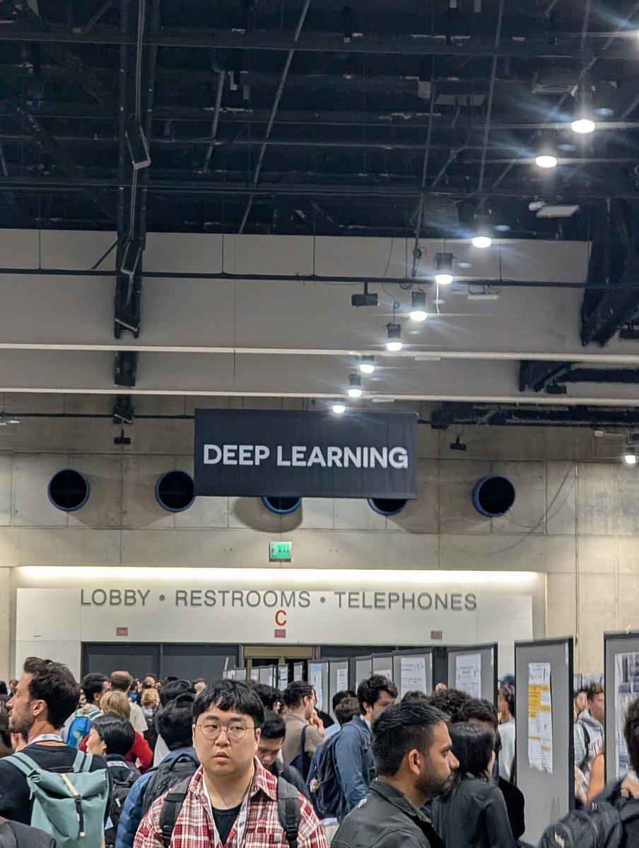 Descobri que a enorme área de "Aprendizado Profundo" dos pôsteres no #NeurIPS2025 é, na verdade, 90% composta por gambia