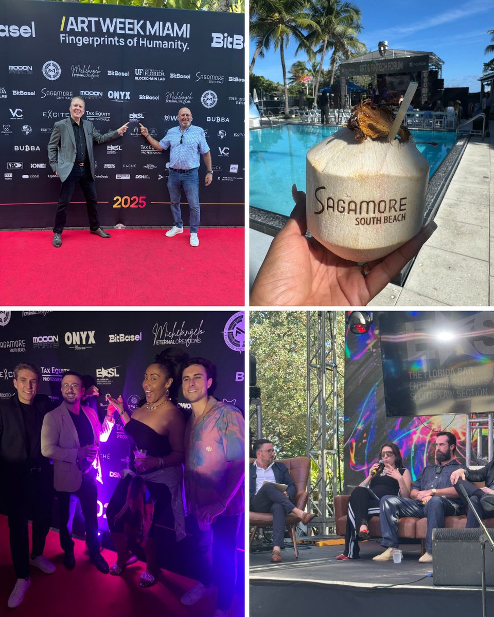 EASLonline's tweet photo. What a blast at Art Basel! EASL members came together at the Sagamore Hotel for dynamic conversations on AI, IP, and protecting creative and business brands. Huge thanks to everyone who attended! https://t.co/0ld6kWTthe