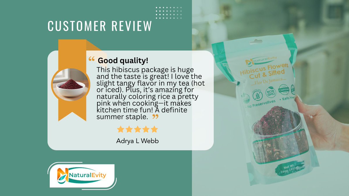 NaturalEvity's tweet image. Hibiscus isn't just for tea.

Natural food coloring + amazing tangy flavor. Get the huge package they're talking about! 👇
naturalevity.co

#NaturalFoodColor #Hibiscustea #Hibiscus