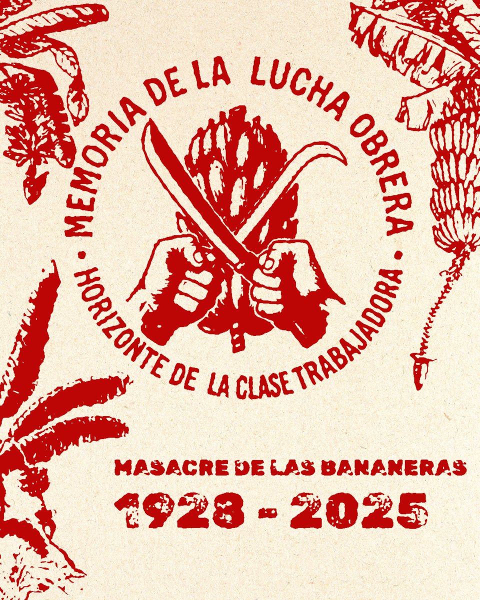 Hoy son 97 años de la Masacre de las Bananeras, en Ciénaga, Magdalena, por parte del gobierno conservador de Abadía Méndez y para proteger los interés imperialistas de Estados Unidos y la United Fruit Company.

Cientos de obreros fueron masacrados por el ejército arrodillado a