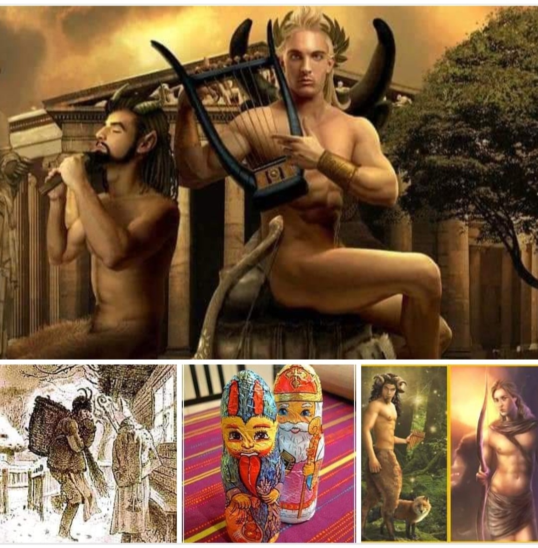 antinousgaygod's tweet photo. 🪷 5 Dec is the Roman #Faunalia feast of #Faunus #Pan #Fauns #Satyrs: #Antinous knew them when they hung with #Apollo, who became Saint Nicholas! Read about the true origins of Santa Claus and his reindeer, Elves and #Krampus: https://t.co/cS3nhhD3CC 🪷 https://t.co/l6JQk8lnoC
