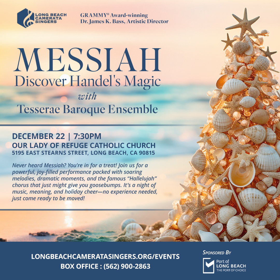 LBCamerata's tweet photo. Still glowing from Candlelight Christmas ✨

Next up: our 18th annual Handel’s Messiah, featuring soaring choruses and the iconic “Hallelujah” Chorus — Dec 22.

🎟️ Tickets: https://t.co/UL8EGRiOK7

#LBCSMessiah #HandelsMessiah #LongBeachArts #HolidayConcert #ChoralMusic #LBCS https://t.co/is8druKQB3