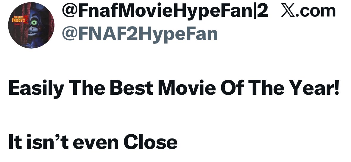 FNAFMoviesHypeFan tweet media