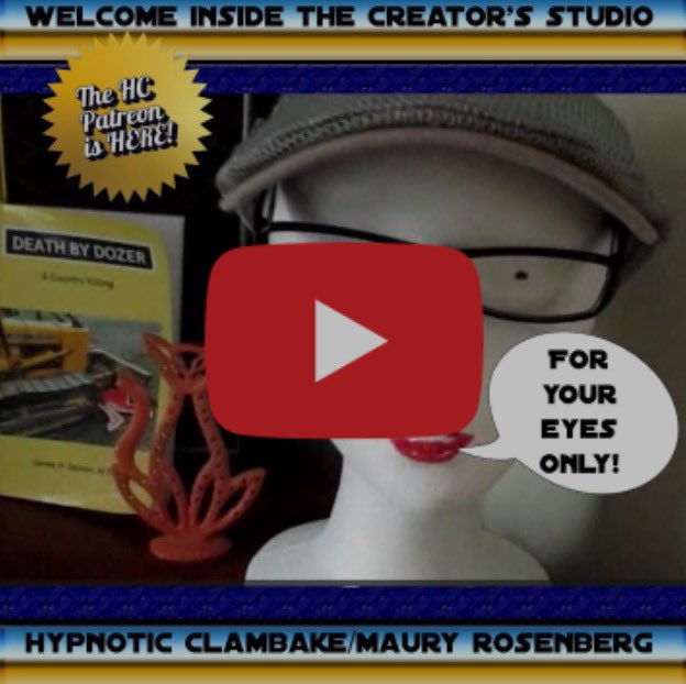 HClambake's tweet image. Step inside our studio and see where all the hypnotic magic happens! Meet Mojo and Dinosaur, our essential studio cats, and hear a special message from Maury about our Patreons - which you can now join for only $1! youtube.com/watch?v=DBKAth…