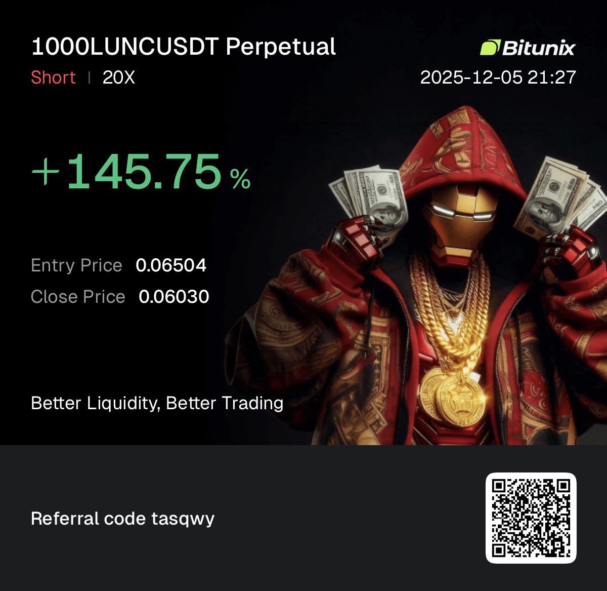 InconsistentAf's tweet image. Thanks $LUNC make p either way it goes