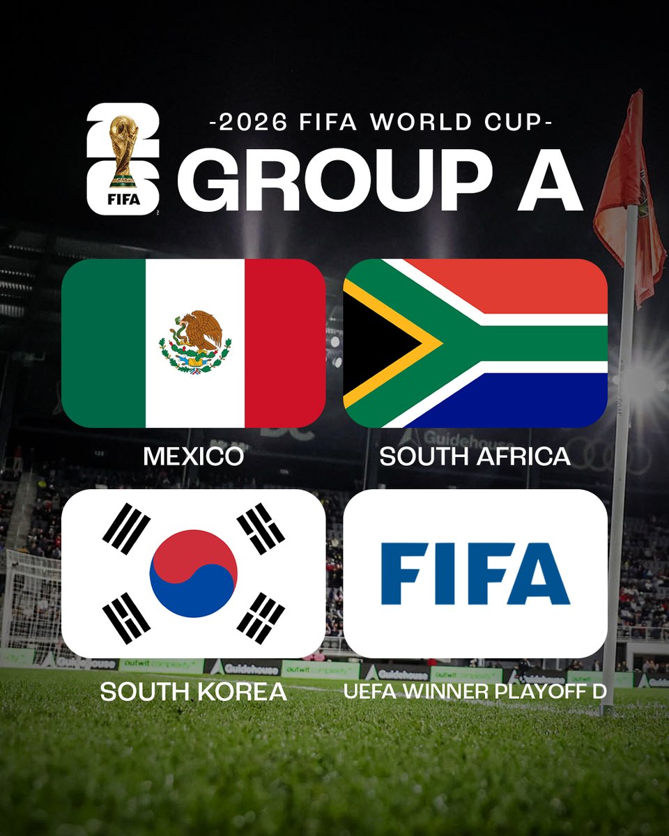 AudiField's tweet image. The @FIFAWorldCup groups dropped!

Meet the teams Mexico, Canada, and the USA will be taking on. Let the countdown start!