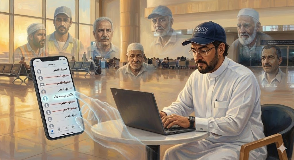 بينَ جدّةَ والدّمّام:
مقبرةٌ صامتةٌ في جيبِ مسافر
.
بقلم : عبدالعزيز قاسم
اعلامي وكاتب صحفي
.
ما إن لامست عجلاتُ الطائرة أرض الدّمّام، واندفع الرّكّاب في ممشى القادمين، حتّى انسحبت إلى أوّل طاولةٍ صادفتني، لأدوّن ما اعتورني من مشاعر، وتجدني وقد فتحت "اللاب توب" خاصّتي، كمن يفتح