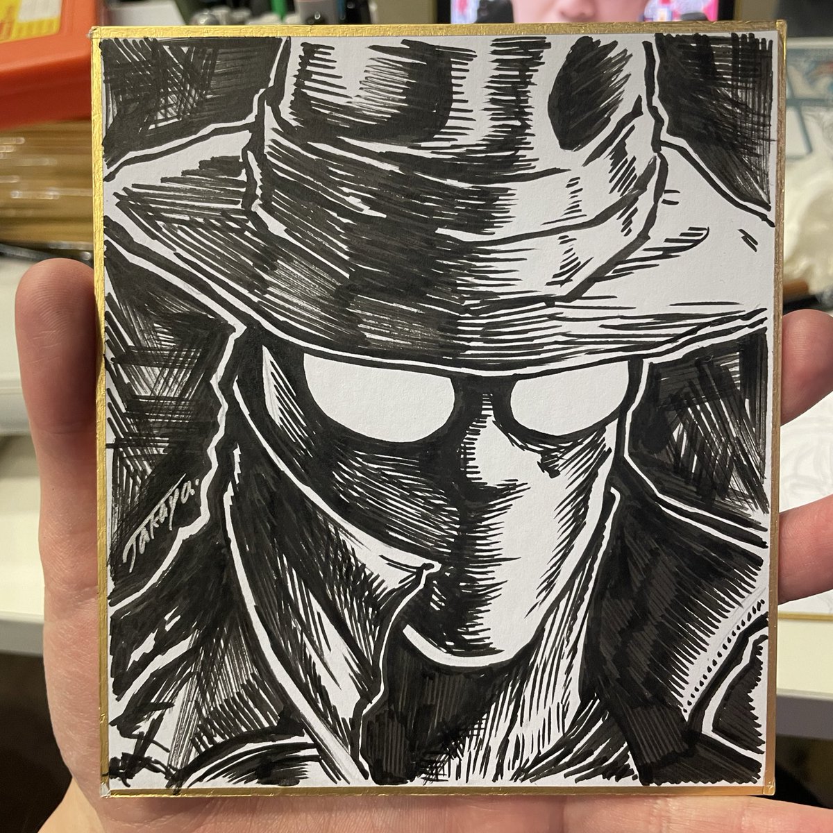 スパイダーマン ・ノワール描きました!!! #TCC2025 #東京コミコン