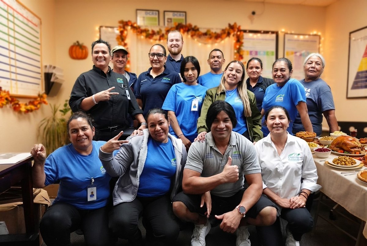 LifeatTCA's tweet image. 🦃 Celebrating Thanksgiving with the Austin Team! 🧡💚
Last week, The Cleaning Authority - Austin came together to celebrate Thanksgiving as an amazing team!
Wishing everyone a joyful holiday season filled with gratitude and cheer. 🍁✨
#LifeAtTCA #ThanksgivingCelebration