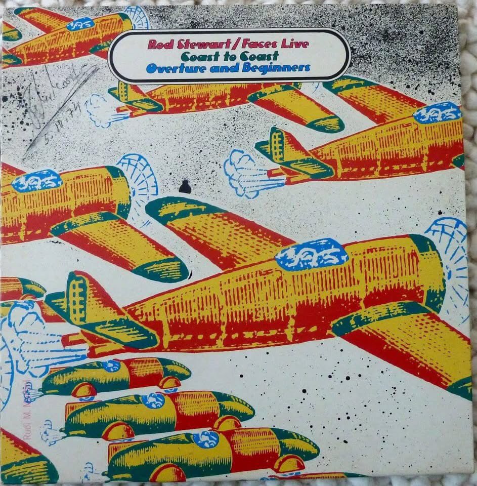 myRockworld memorabilia: Rod Stewart/Faces - Album live Coast to