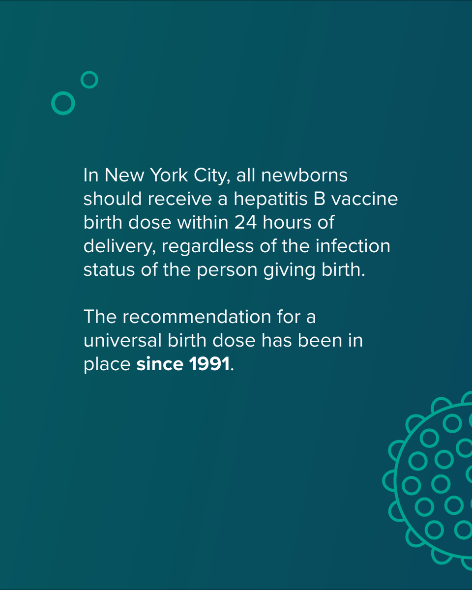 nycHealthy's tweet image. The science shows that the hepatitis B vaccine is the best way to protect children against chronic liver disease and death from hepatitis B. 

Get the facts: on.nyc.gov/hepb
