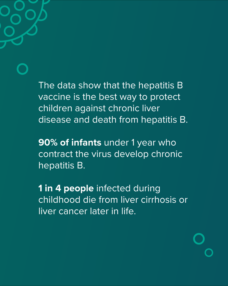 nycHealthy's tweet image. The science shows that the hepatitis B vaccine is the best way to protect children against chronic liver disease and death from hepatitis B. 

Get the facts: on.nyc.gov/hepb