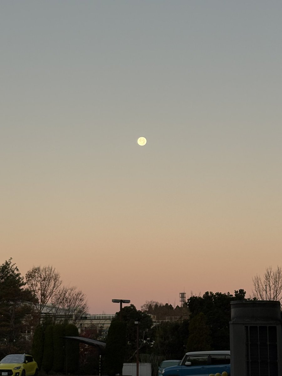 masaboo38's tweet photo. こんな早朝だけど綺麗な満月🌕
聞けば今年最後の満月だとか
しかし寒いっ！🥶 https://t.co/yICcRIa1gn