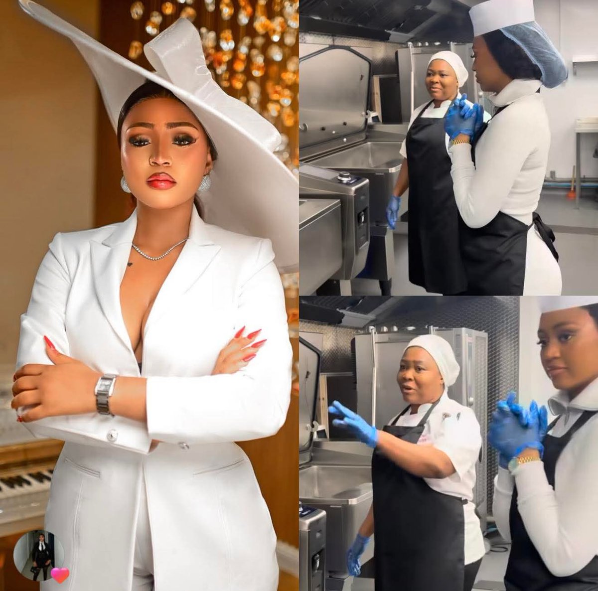 razorblade300's tweet photo. Wow❤️❤️❤️

Regina Daniel’s has started Training in one of the biggest culinary School in London.  Apart from Acting, Regina has always had passion for cooking.  

She revealed that she has a dream of owning one of the biggest restaurant in the Uk 🇬🇧 and in lagos .  This is a new journey for her .  It is now clear that marriage was REALLY HOLDING HER BACK .  

Now she has got her life and is doing her best. 

Not everyone will always be lucky like her though. So make wise decisions.