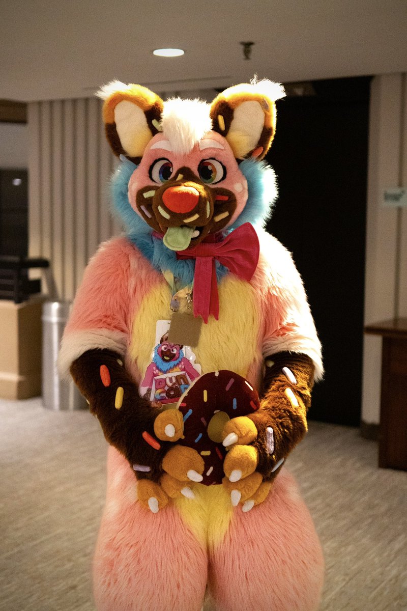 hold onto happiness as much as you can! 🍩 #FursuitFriday