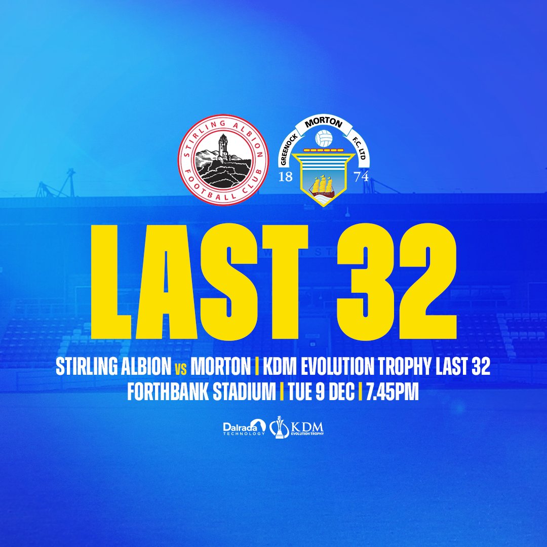 O'Halloran a peach of a goal....against Queen's Park 

You shall find me covering the Scottish Challenge Cup with Stirling Albion v Greenock Morton. Tuesday night, 9th December 2025 at Forthbank Stadium.