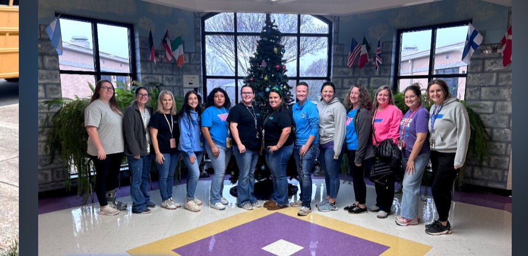 Our mentors and beginning teachers showed their school spirit today by wearing school shirts. This group works well together to grow as educators. <a href="/AGHoulihan/">Andrew G. Houlihan</a> <a href="/TopperJenn58692/">Jennifer Topper</a> <a href="/UCPSNC/">Union County Public Schools</a> <a href="/UCPSNCCareers/">UCPS Careers</a>