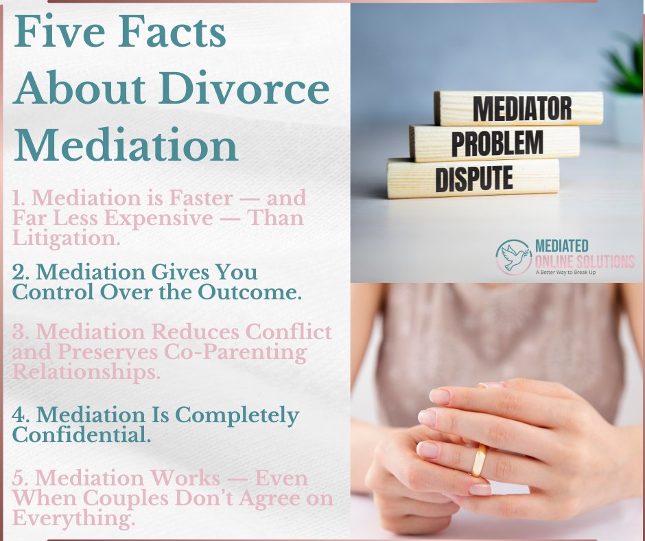 Divorce doesn’t have to be a battle. Mediation offers a calmer way to end your marriage — one that protects your peace and your future.

We help couples navigate difficult conversations with clarity, compassion, and confidence. 
#divorcelikeapro #mediation #mediator