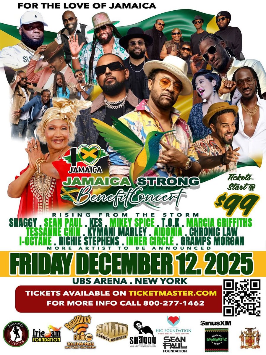 Jamaica, we’re about to make HISTORY! 🇯🇲 

1 week out, don’t wait — secure your tickets today. With all of your favorite artists in the industry in attendance, trust me, this one’s going down BIG🔥🔥🔥