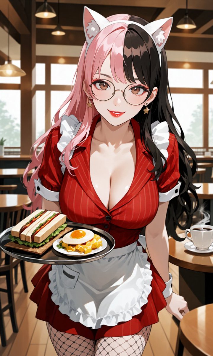 おはようございます┏○ﾍﾟｺｯ
喫茶 瑠璃 今日も謎ボリュームでꉂ🤭
お仕事ファイトです୧(`•ω•´)୨⚑゛
お休みの方はゆっくりしてね😊

仕事バタバタしててお返事出来ずすみません(;_;)
今日こそ(*^^*)
良い一日をଘ(੭ˊ꒳​ˋ)੭✧