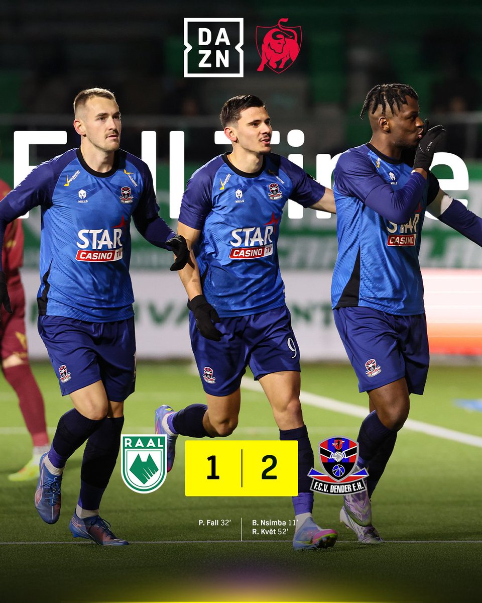 DAZN_BEFR's tweet photo. FT | Le FC Dender poursuit son ascension. 📈 #RALDEN https://t.co/ejpH1t08MU