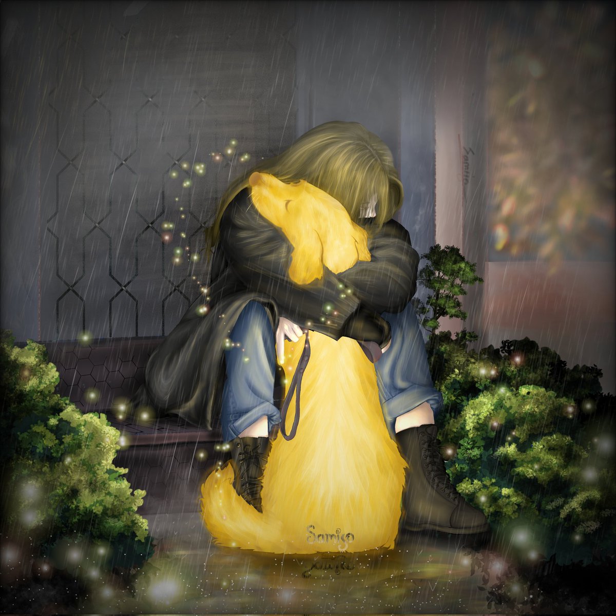 ~un vínculo que acaricia el alma~

Esa compañía que a menudo se convierte en fuente de consuelo incondicional, su ausencia de juicio y su presencia constante se convierte en un curita para el alma

Cuidemos de ellos así como ellos cuidan de nosotros ❤️‍🩹✨

#artedigital #mascotas