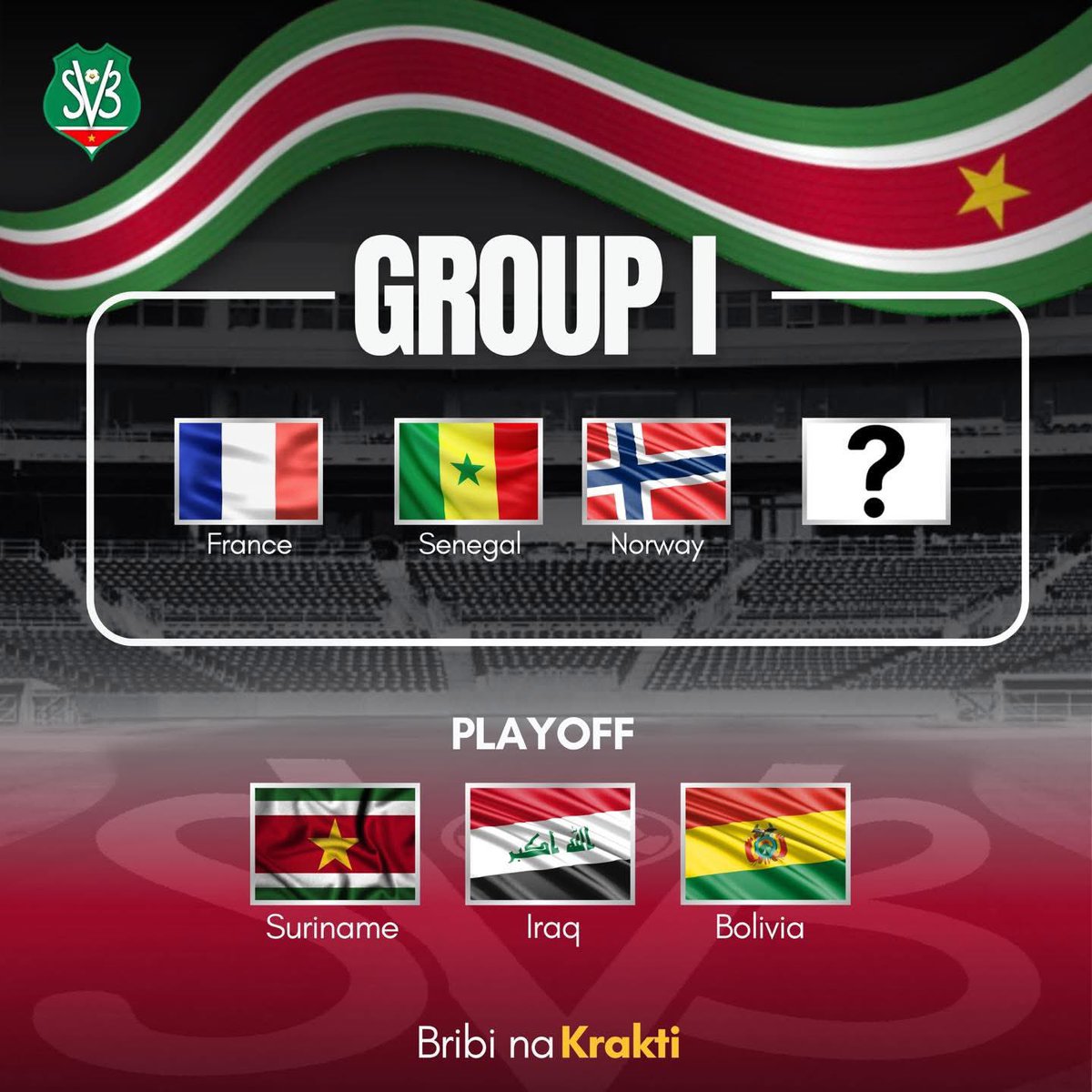 This is how 𝗚𝗥𝗢𝗨𝗣 𝗜 will look like if we go thru the playoffs.