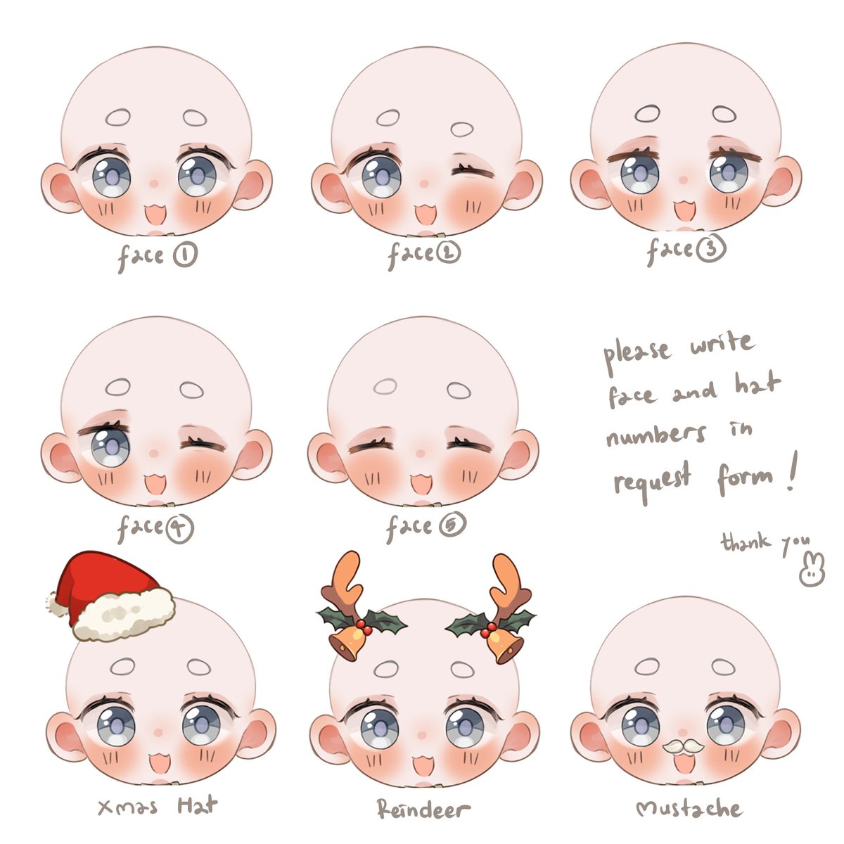 Christmas YCH is here!! There are 5 face options and 3 hat options! Please take a look 🎄🎅
⋆꙳•❅‧*₊⋆☃︎‧*❆₊⋆⋆꙳•❅‧*₊⋆☃︎‧*❆₊⋆ vgen.co/senaco/service… ⋆꙳•❅‧*₊⋆☃︎‧*❆₊⋆⋆꙳•❅‧*₊⋆☃︎‧*❆₊⋆

#VGenopen #VGen #christmasYCH #YCH #Christmasart