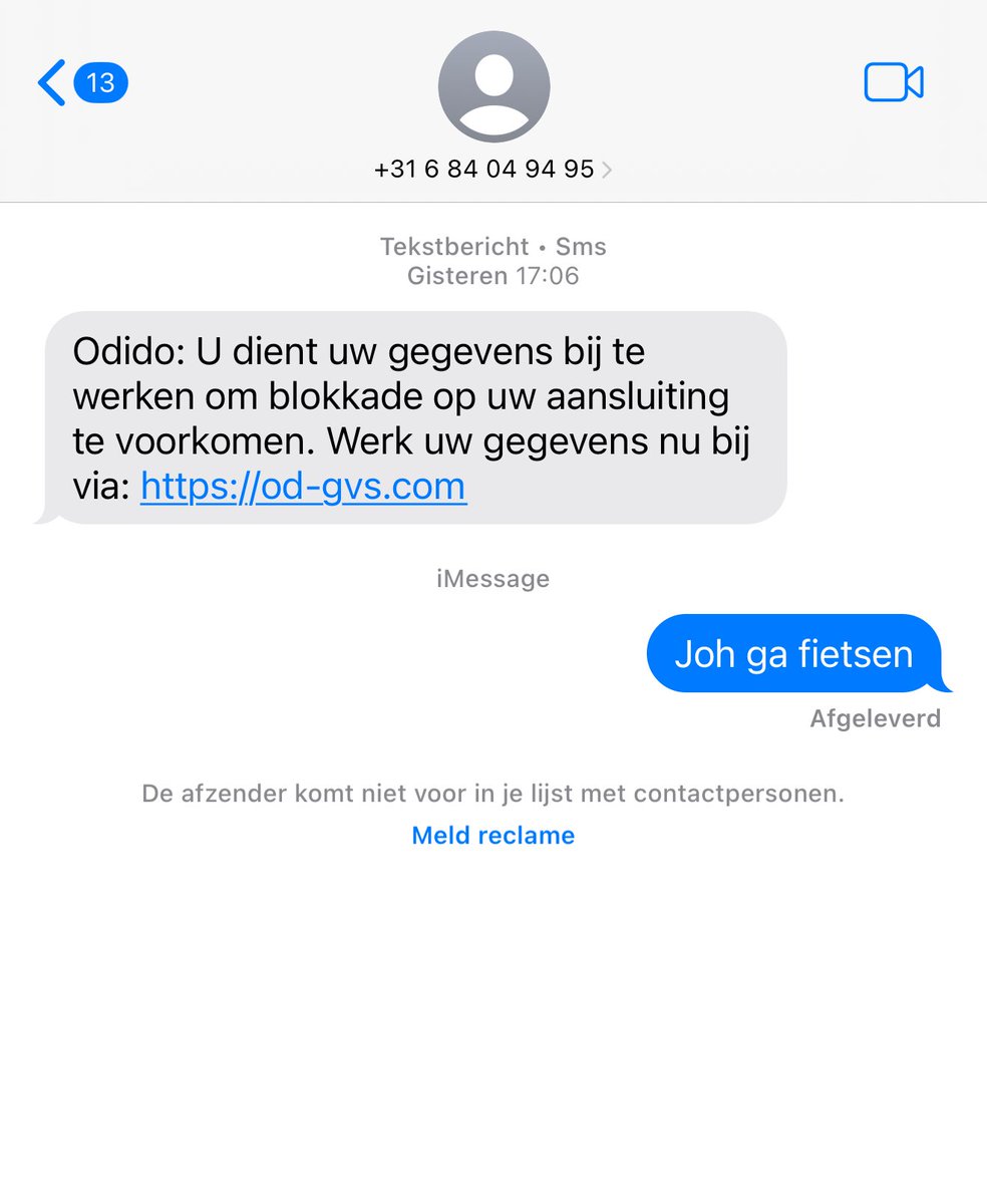 Hallo ⁦<a href="/odidonederland/">Odido Nederland</a>⁩ het is druk met gedoe. Ook via de mail.