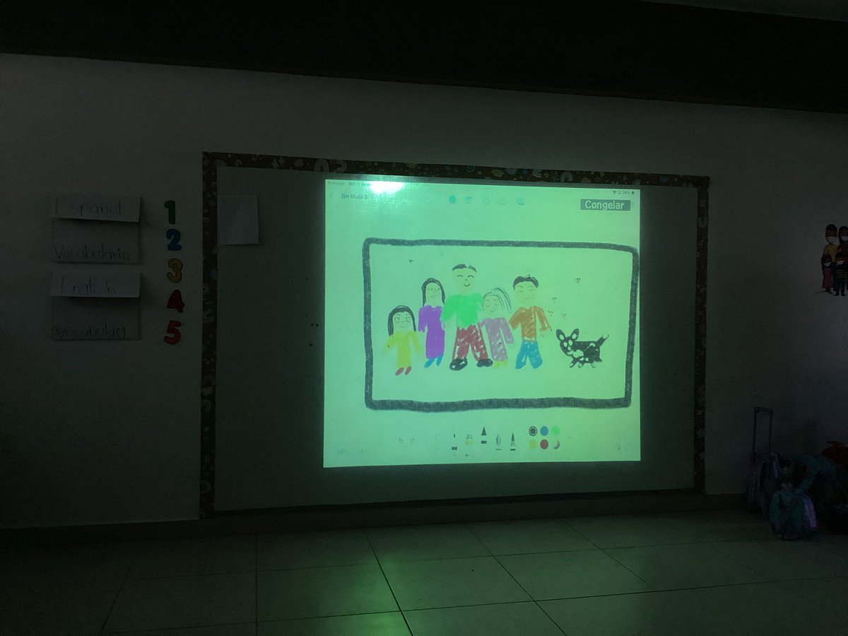 FranquezYareli's tweet photo. we explored family vocabulary on the iPads using Freeform, and the little ones drew their own families 🏡💛✨

Learning hits different when it feels like home📚 https://t.co/DGYkI8sYq5