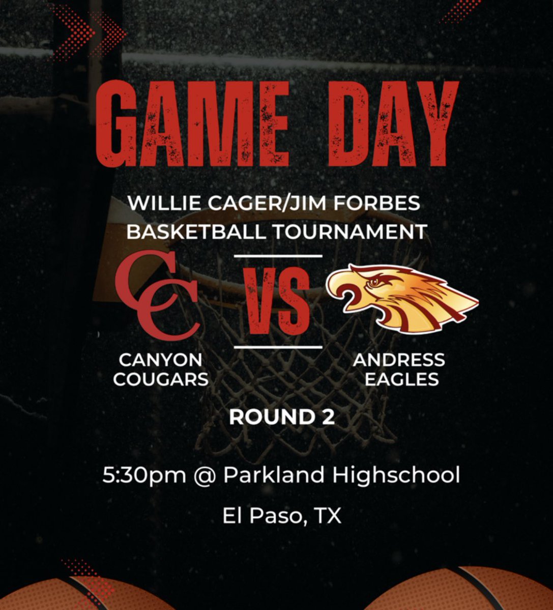 🏀🏀 Round 2 🏀🏀
<a href="/cisdnews/">Comal ISD</a> <a href="/canyonhscougars/">Canyon HS</a>